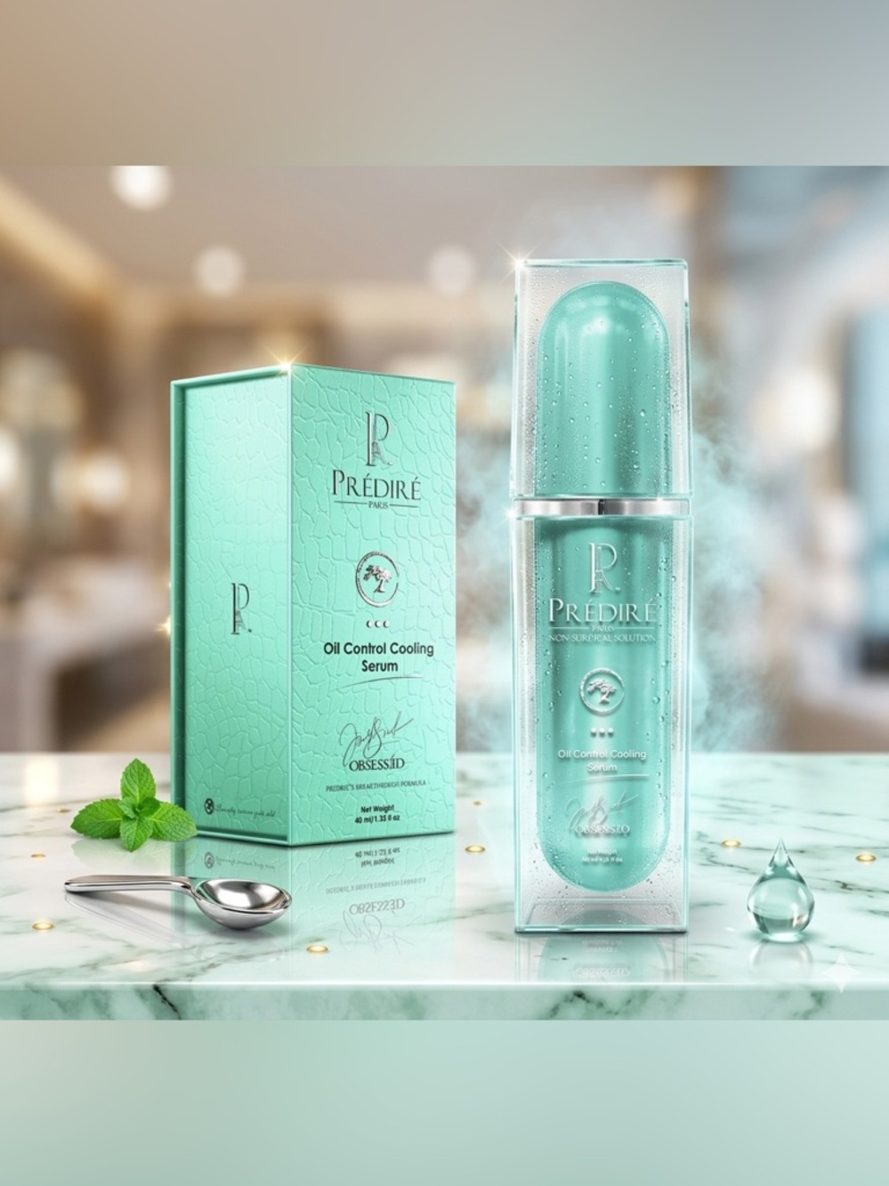 Predire Oil & Acne Control Cooling Serum With Vitamin E & A ~ Retails $1100